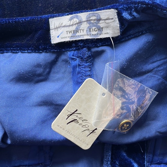 Free People Lotus Velvet Pants 28 NWT - Picture 5 of 16